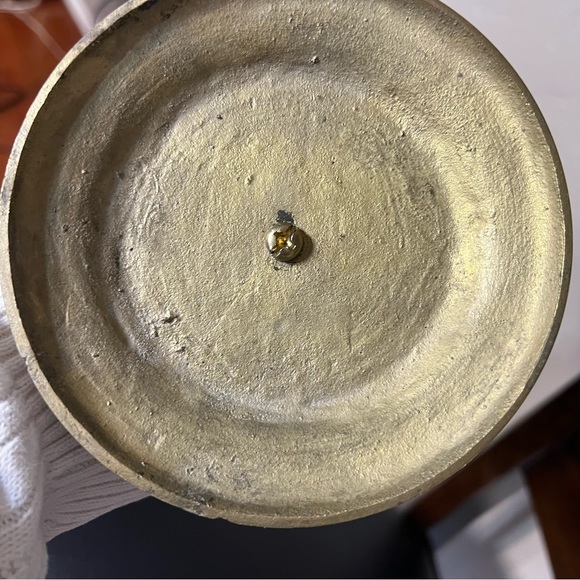 Antique Brass Eagle Sculpture - Picture 5 of 5